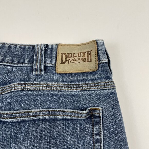 Duluth Trading Co Flex Ballroom Jeans Men’s 38x30 Straight Leg Cotton Stretch - Picture 10 of 11